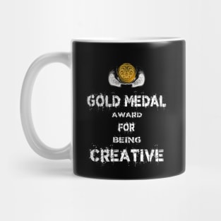 Gold Medal for Being Creative Award Winner Mug